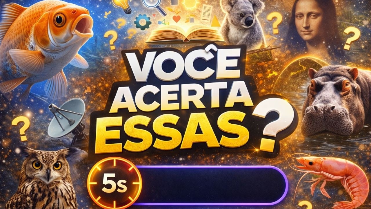 Você Consegue Acertar 10/10? 🤯 Quiz de Conhecimentos Gerais (Só os Atentos Passam!)