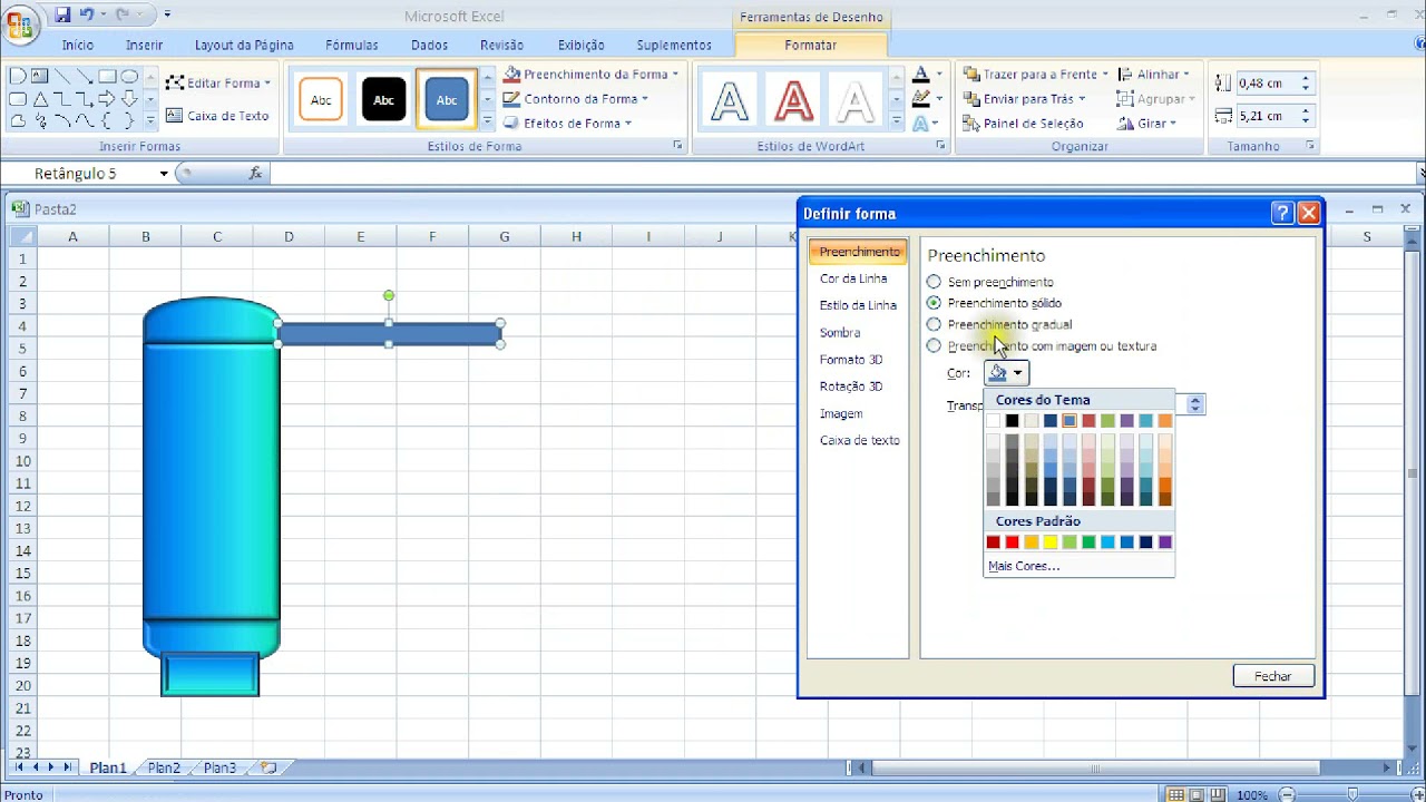 CLP MICROLOGIX 1500 COM EXCEL SIMPLES SUPERVISÓRIO 2
