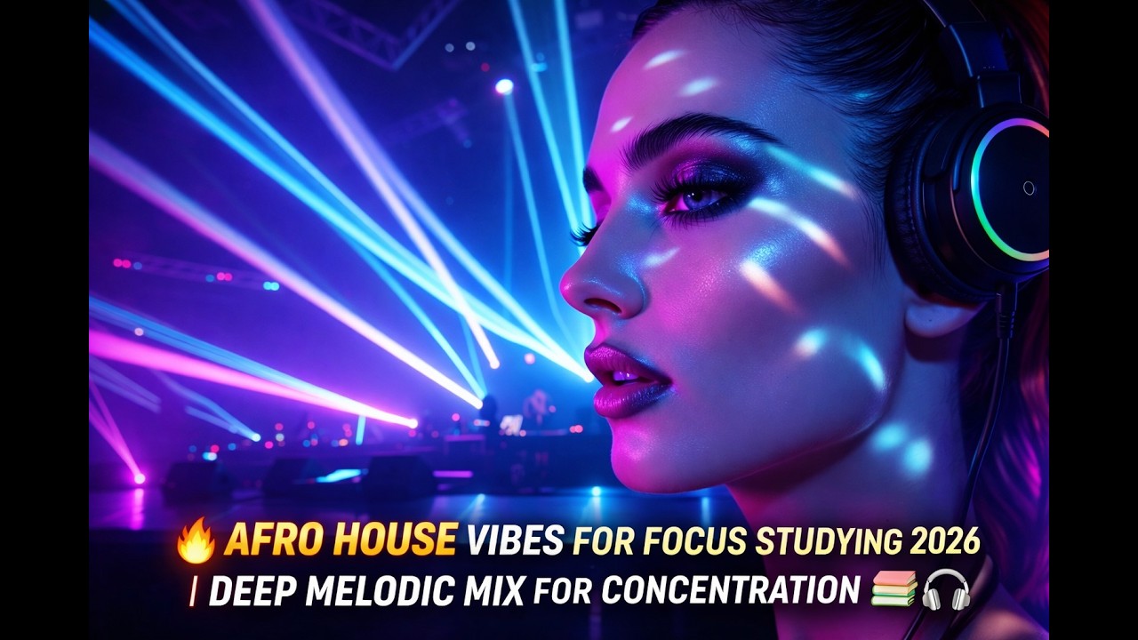 🔥 afro house vibes for focus studying 2026 | deep melodic mix for concentration & productivity 📚🎧