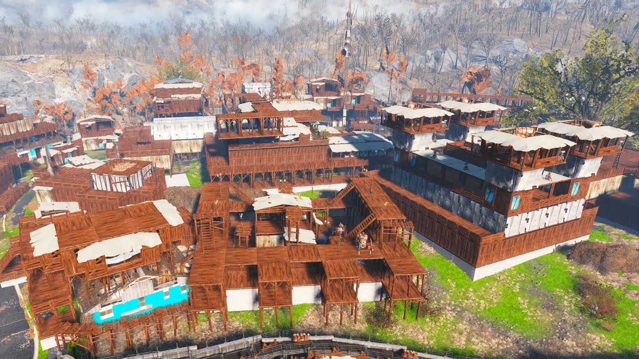 FALLOUT 4 - TOP 5 SETTLEMENT CREATIONS!