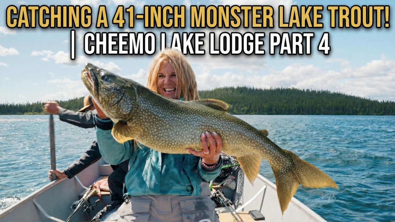 Catching a 41-Inch MONSTER Lake Trout! | Part 4 #fishing #fishingvideos #fishinglife