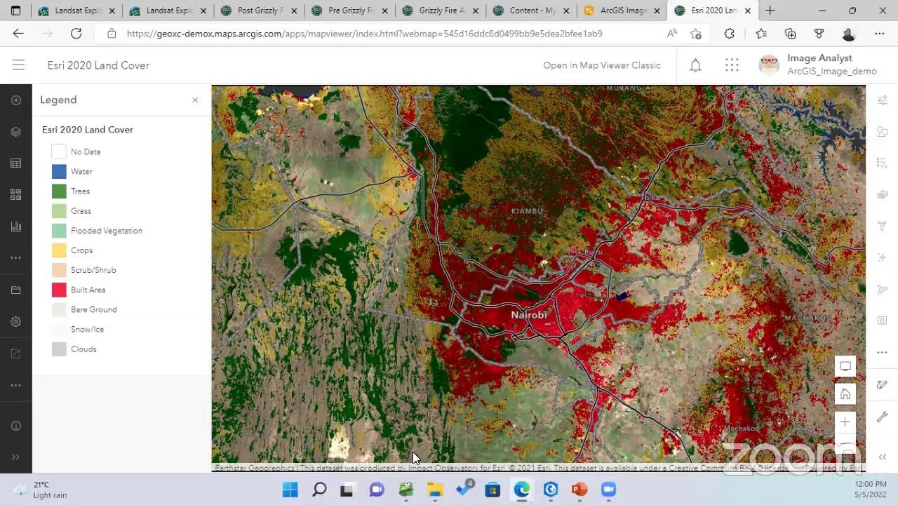 Вебинар «Извлечение информации из изображений с помощью ArcGIS Image для ArcGIS Online»