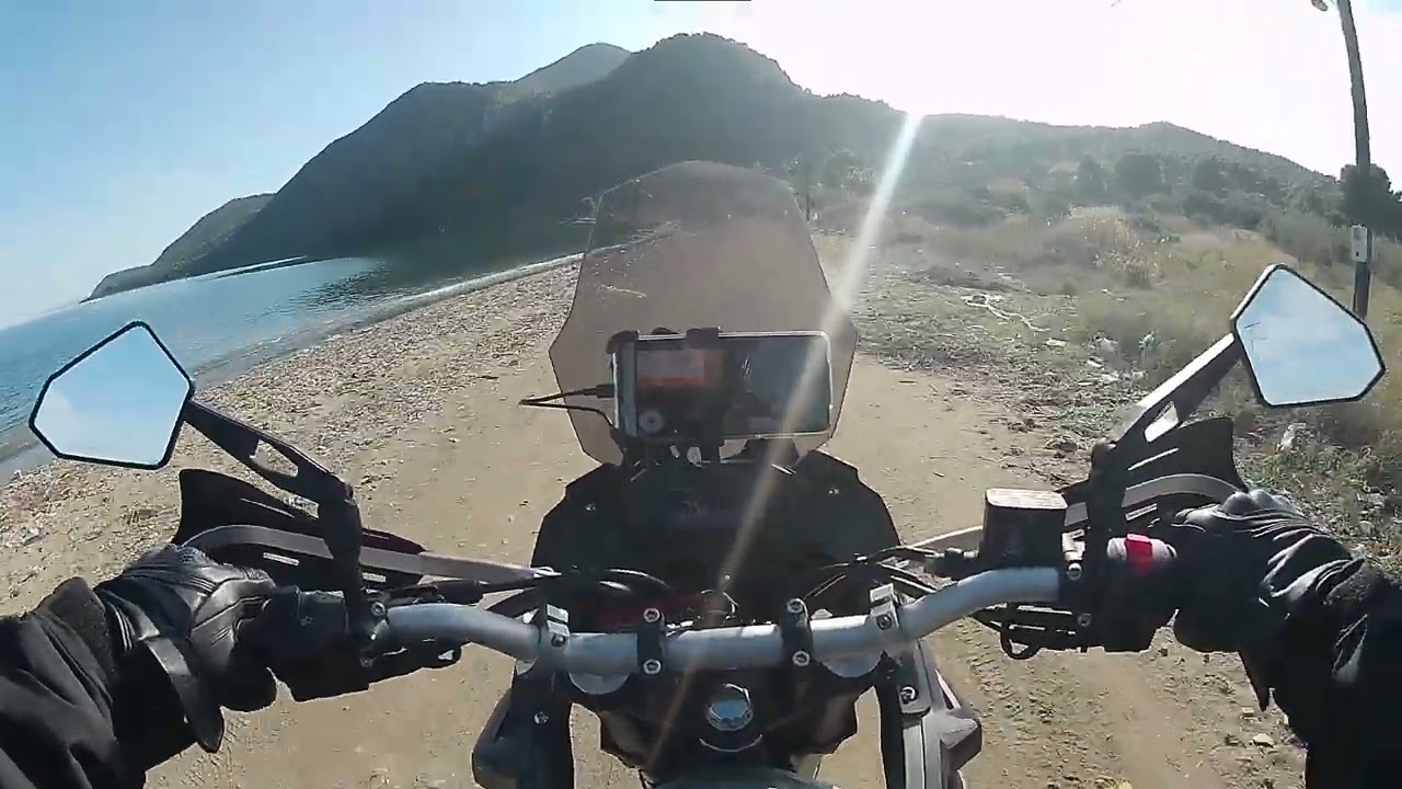 Island of Evia - 2nd Day/ Part A: Kavos village to Vassilinas' lighthouse / Voge 300 Rally