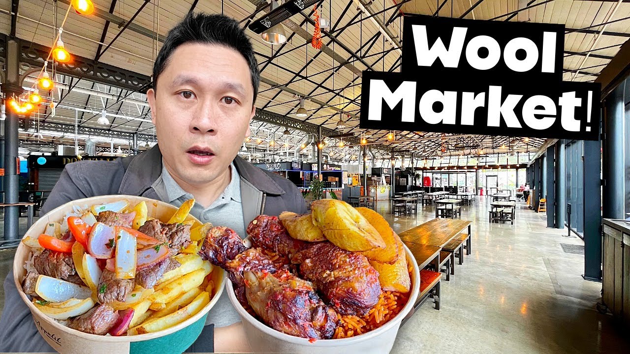 I try a Meal in a WOOL MARKET in Doncaster!
