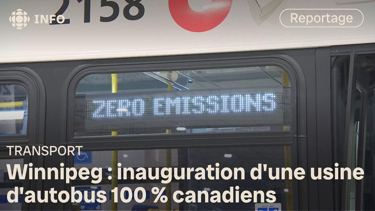 Transports collectifs : des autobus 100 % canadiens à Winnipeg