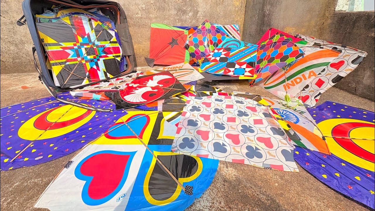 5000 kite 🪁 collection giveaway kites on challenge #viralvideos #kite#patang#kiteground #vlog