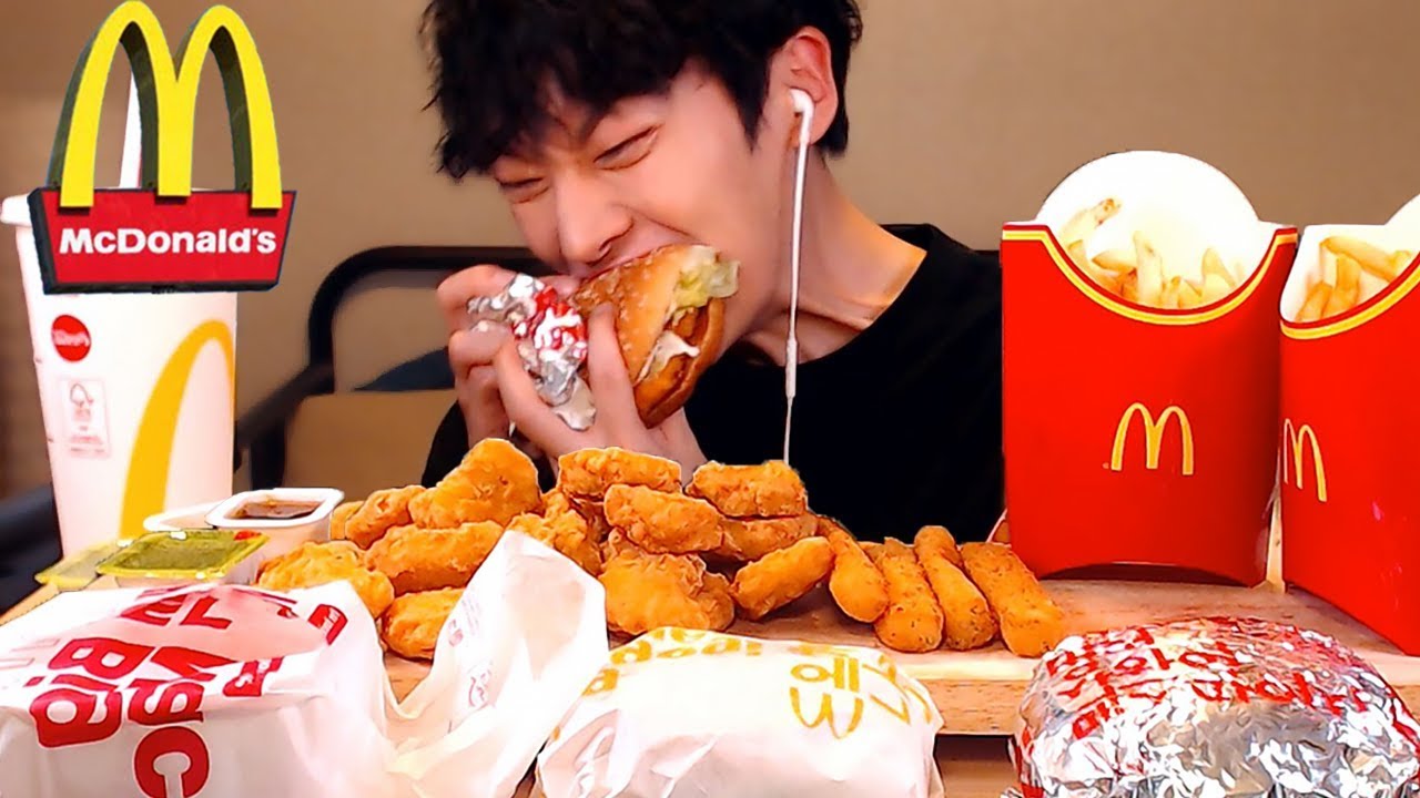 Mukbang Hamburger🍔|맥도날드 먹방|빅맥,상하이치킨,에그불고기,맥너겟20조각,치즈스틱| EATING SHOW [SIO ASMR 시오]