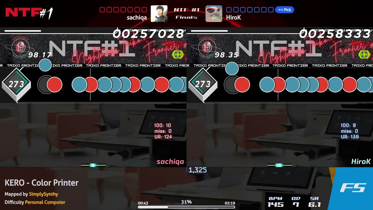 NTF#1 - F: (sachiqa) vs (HiroK)