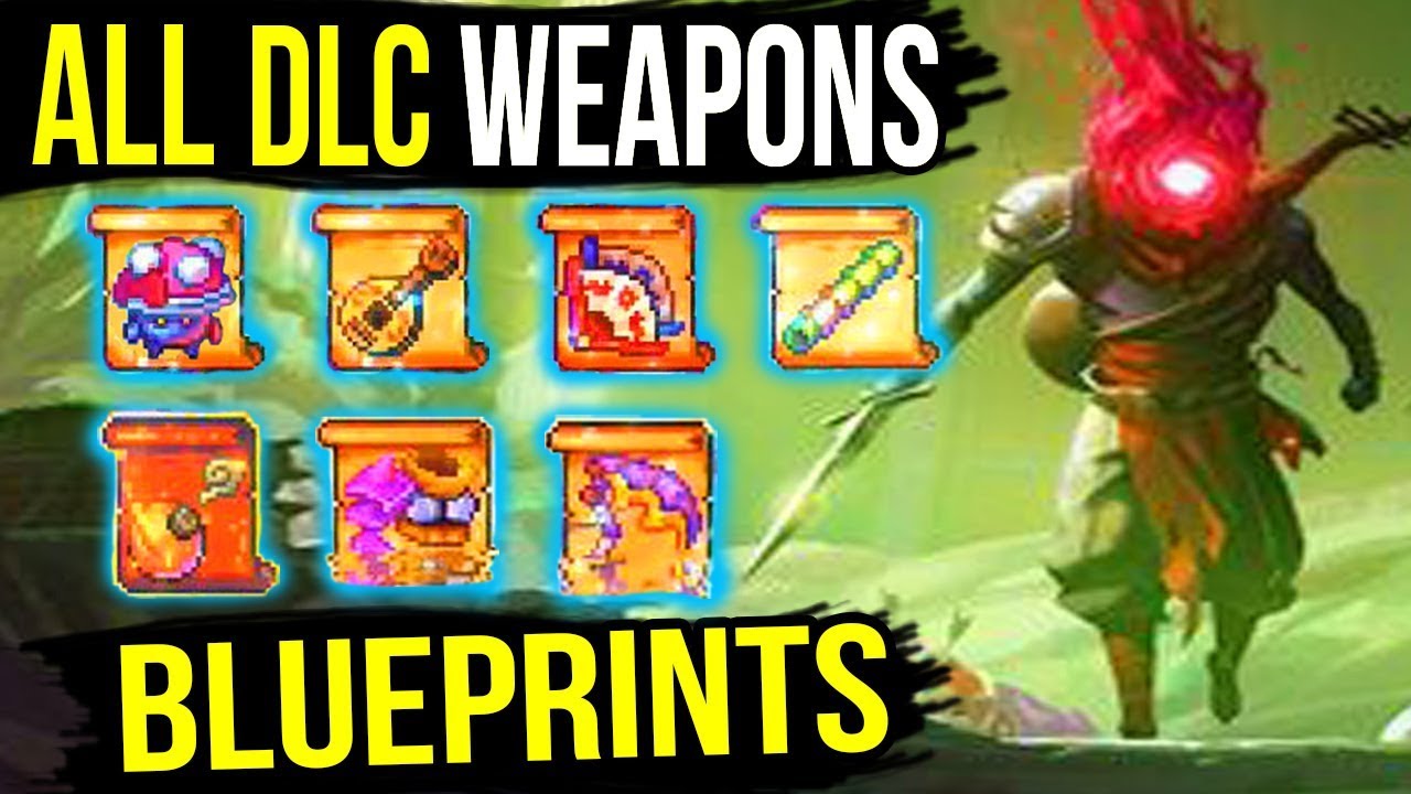 Dead Cells - The Bad Seed DLC ALL WEAPONS Blueprints + Outfits Every New Weapon