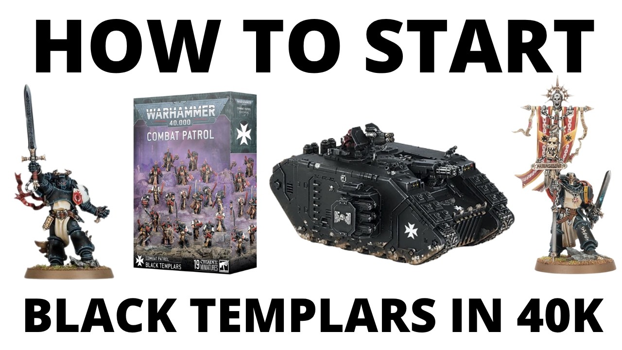 How to Start a Black Templars Army - Beginner Guide to Start Collecting