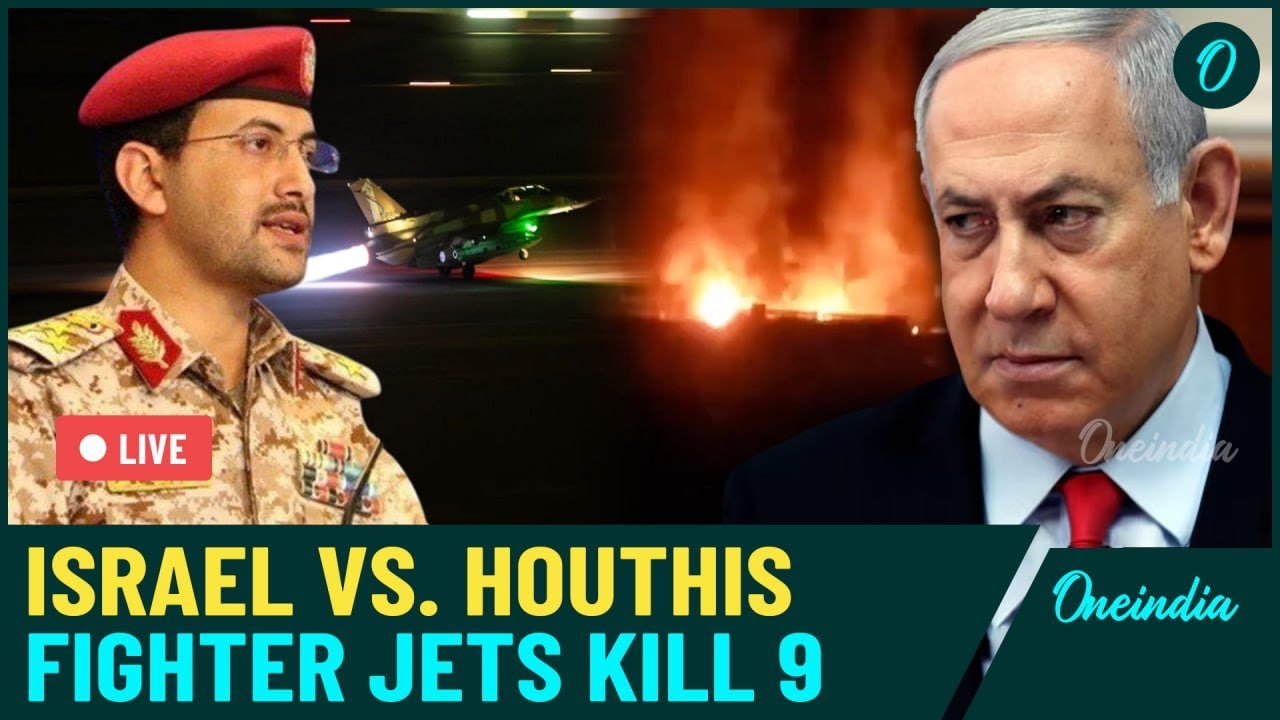 LIVE: Israel Hits Houthis Hard: IDF Jets Bomb Yemen Killing 9 after Houthi Attack on Tel Aviv School
