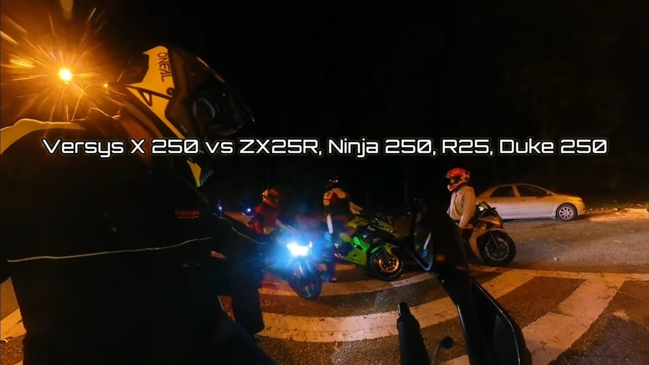 Versys X 250 vs 250cc Sports Bike Group