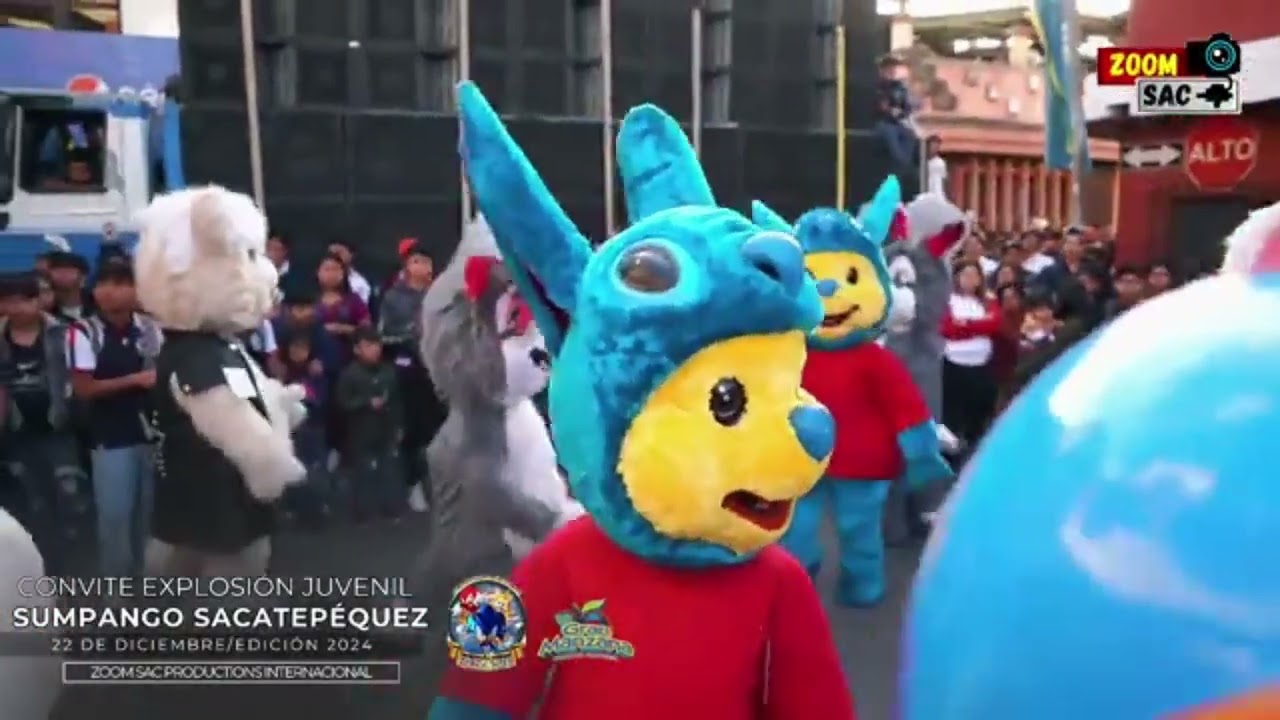 Convite Explosión Juvenil y La gran manzana en Sumpango sacatepequez 2024