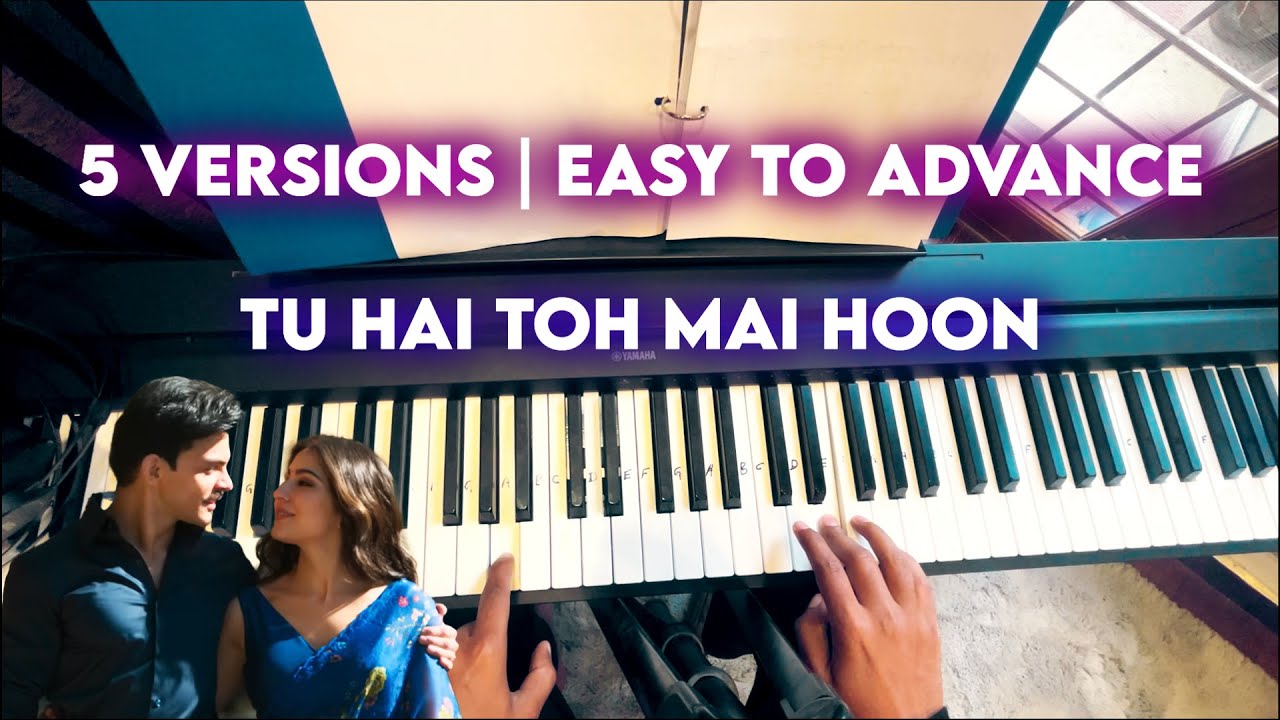 Tu Hain Toh Main Hoon - Arijit Singh | Sky Force | Easy Piano Tutorial