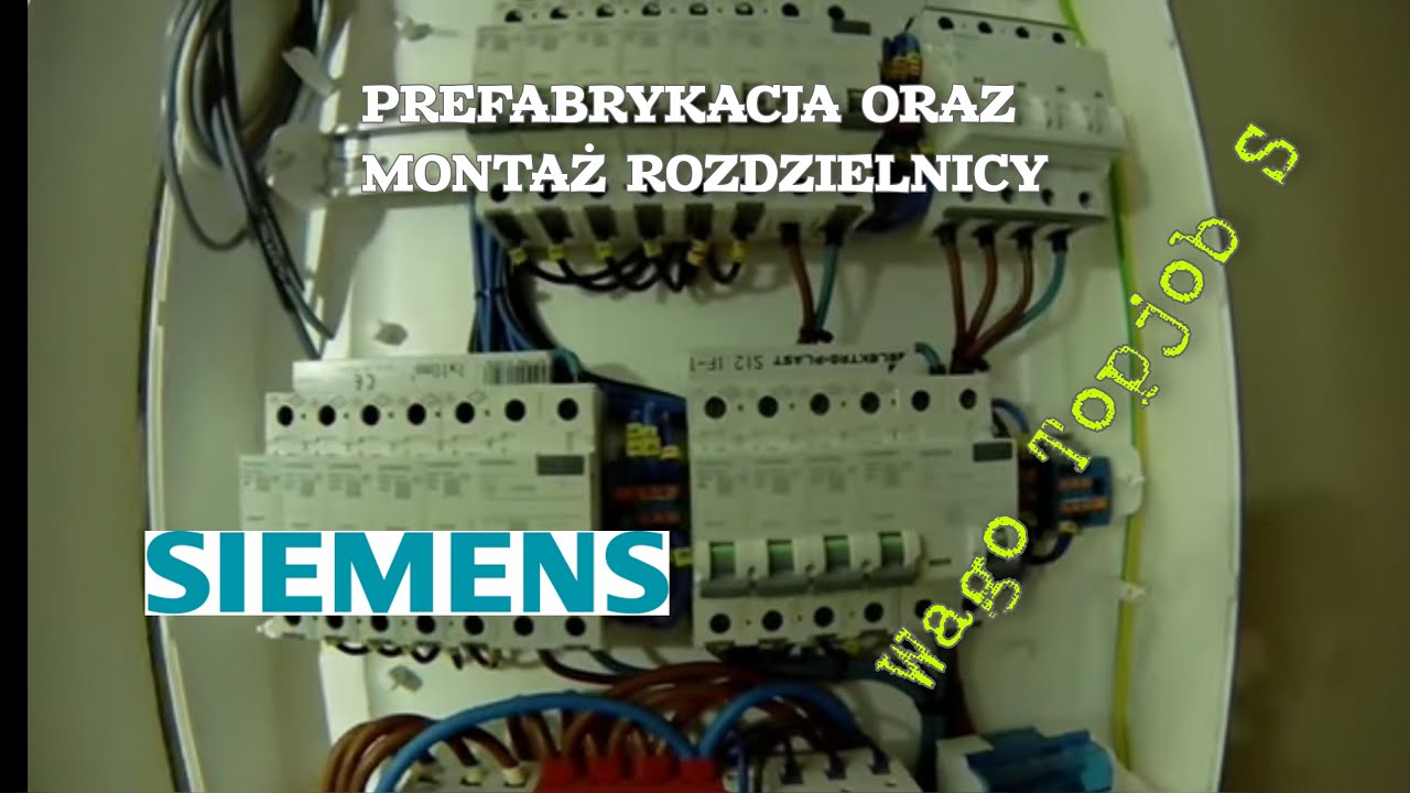 Prefabrykacja oraz montaż rozdzielnicy SIEMENS SENTRON i DEHN