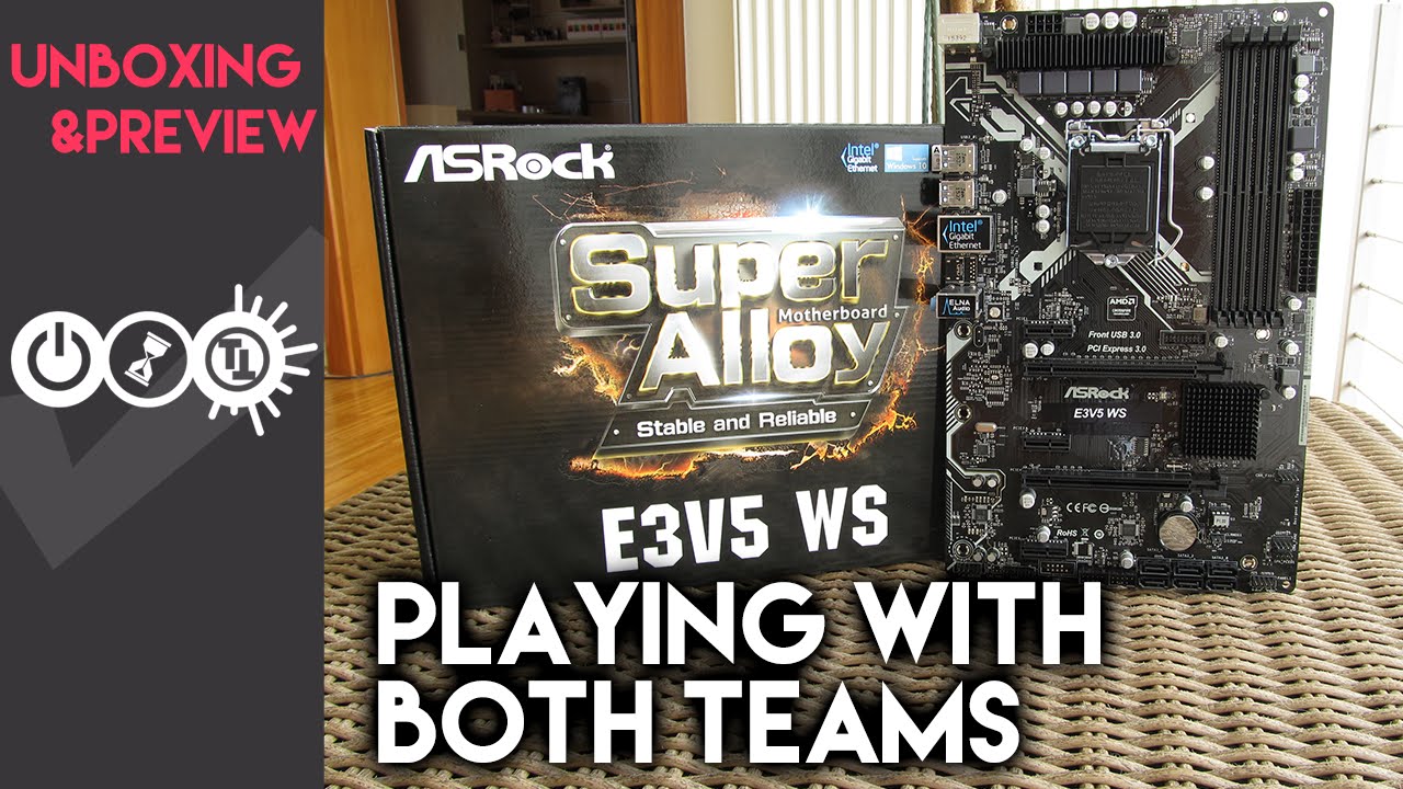 ASRock E3V5 WS Preview & Unboxing