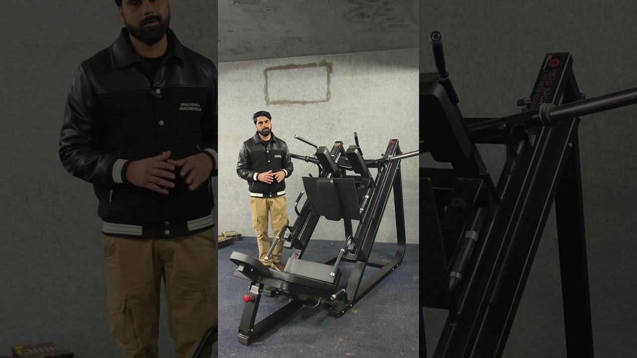 LEG PRESS HACK SQUAT One machine double power combo.Build massive legs with smooth strength 