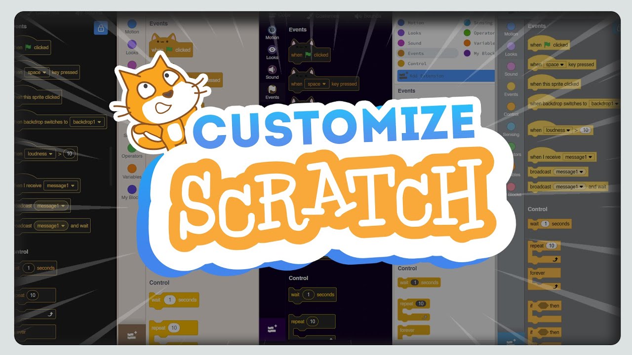 УЛЬТРАФИОЛЕТОВАЯ настройка Scratch
