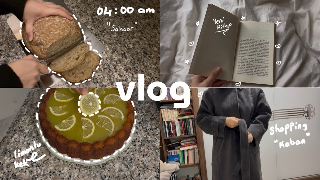 üç aylarda oruçlu bir gün, enfes bir limonlu kek tarifi…