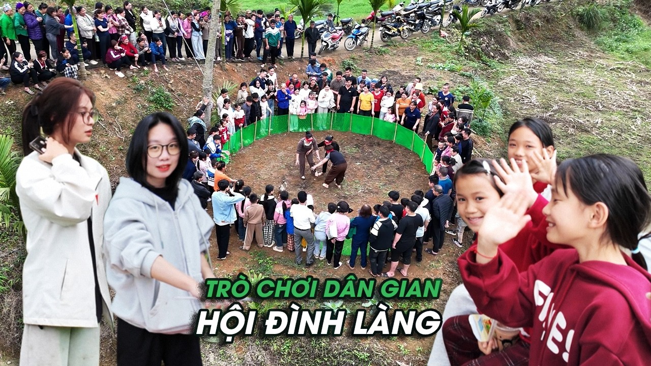 Những Trò Chơi Dân Gian Vô Cùng Thú Vị Tại Lễ Hội Đình Làng Chã