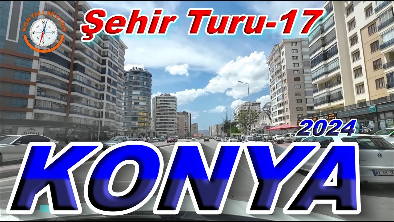 Ahmet Özcan Caddesinden Gazze Caddesine  / Konya Şehir turu 2024 - 17 / Konya'yı Geziyoruz