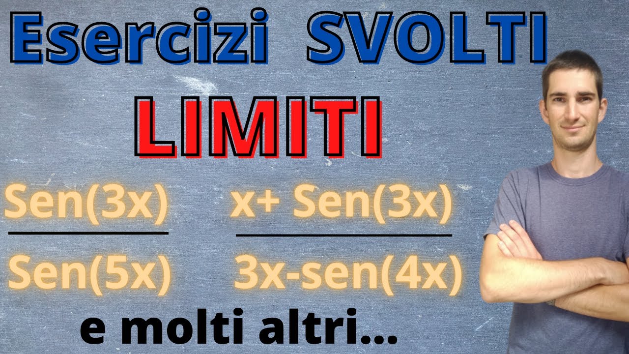 Esercizi svolti con limiti notevoli conteneti la funzione seno