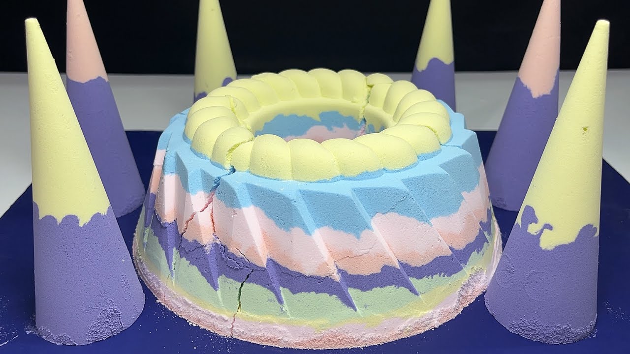 Satisfying Video I ASMR Baking Soda I Birthday cake 🎂🎂🎂