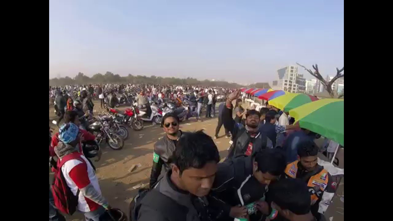 Bikers  at RTO Rally BKC-SRPF Ground Goregaon