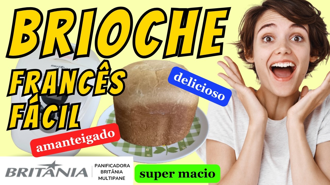 BRIOCHE na panificadora? SIM! E fica incrível!