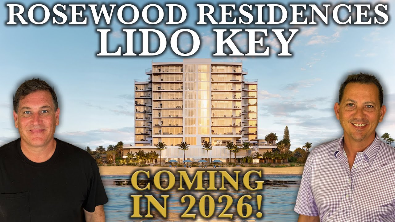Элитная жизнь на берегу моря в Сарасоте (Лидо-Ки) — жилой комплекс Rosewood Residences (планирует...