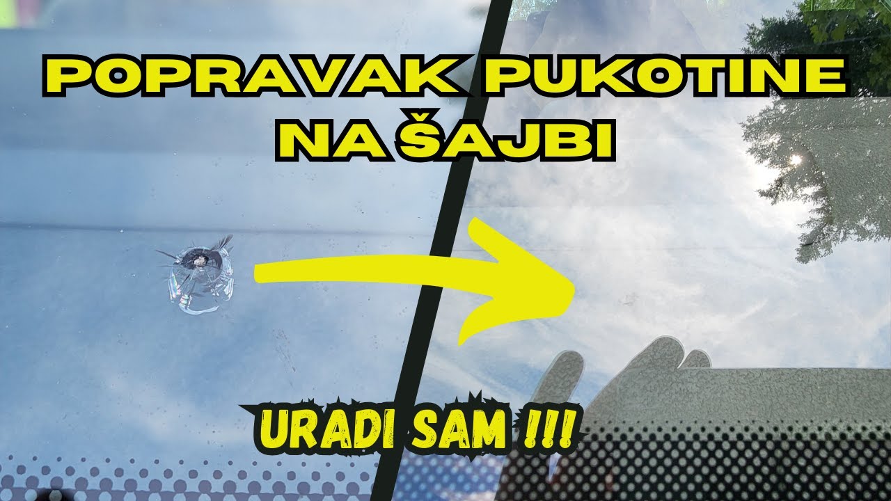 KAKO POPRAVITI PUKOTINU NA VETROBRANU (ŠOFERŠAJBI) ???