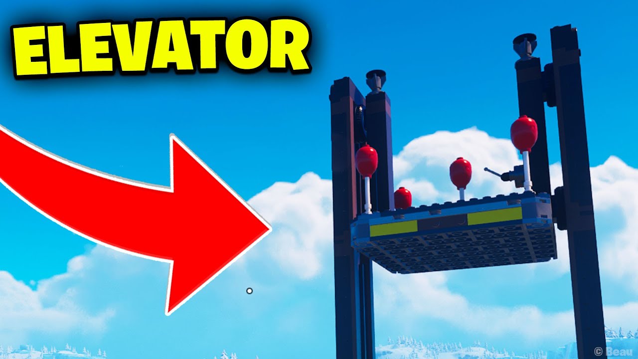Как сделать РАБОТАЮЩИЙ ЛИФТ в LEGO Fortnite (LEGO Fortnite LIFT)