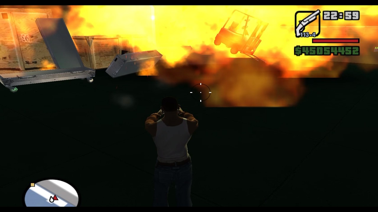GTA San Andreas(with cheat codes)Vertical Bird. PART 86