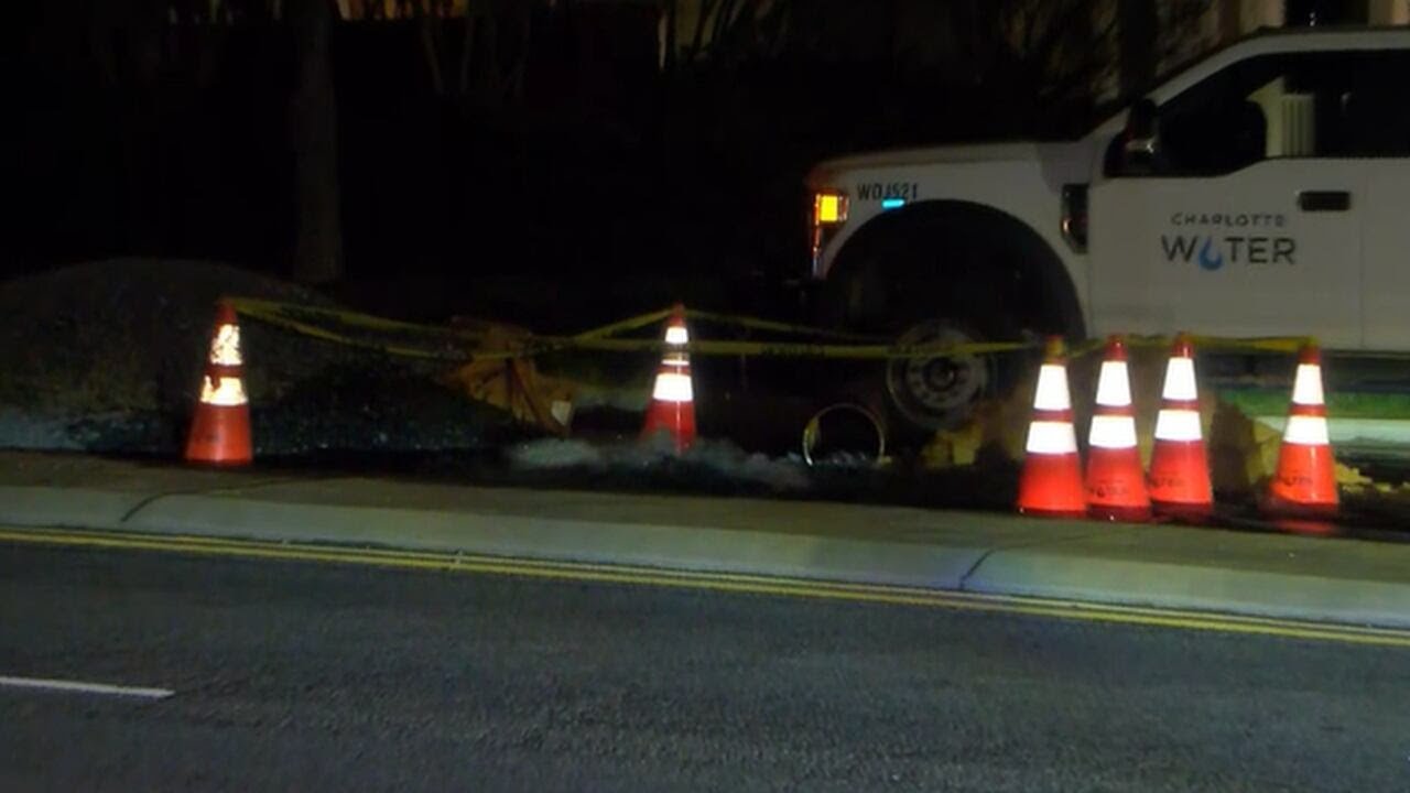 Crews continuing repairs day after water pipe bursts in Cotswold neighborhood