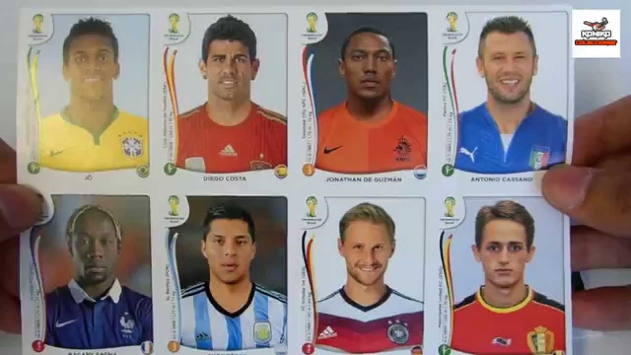 UNBOXING: 72 Stickers Actualización Panini FIFA World Cup Brasil 2014