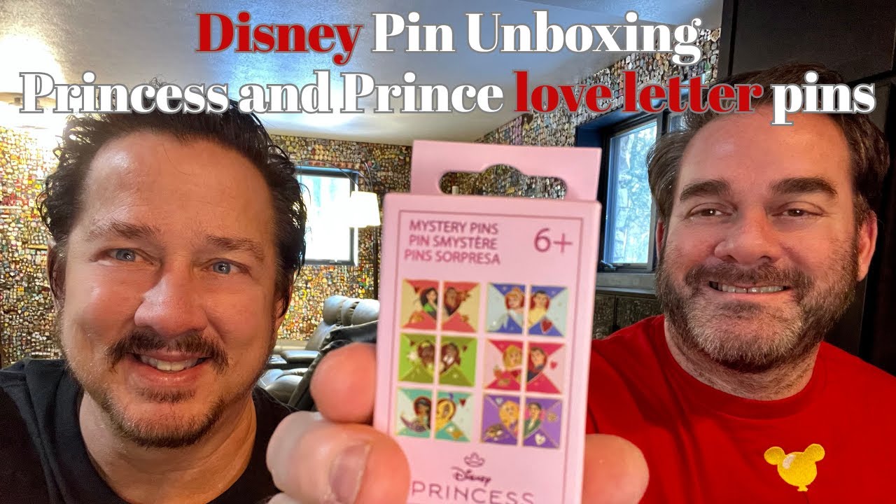 Disney Pin Unboxing Princess & Prince Letter Pins #disney #disneypins #pincollection #pintrading