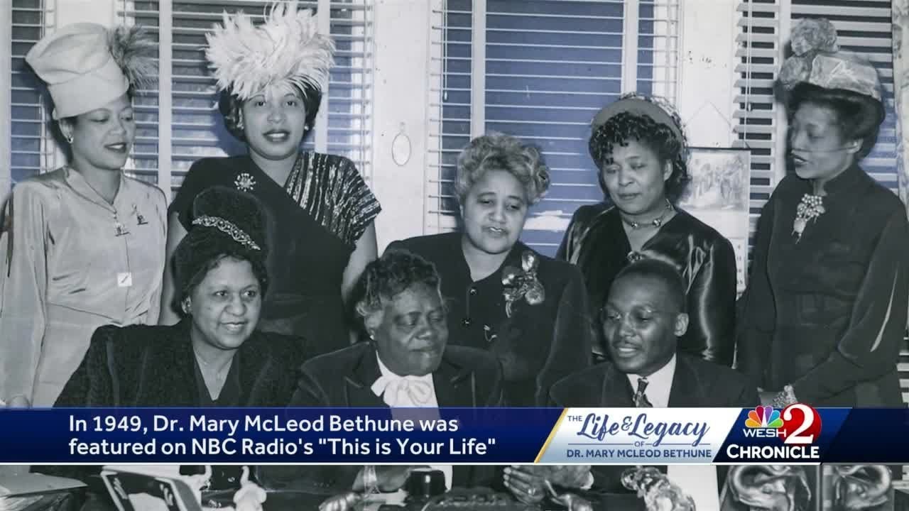 Dr. Mary McLeod Bethune appears on NBC