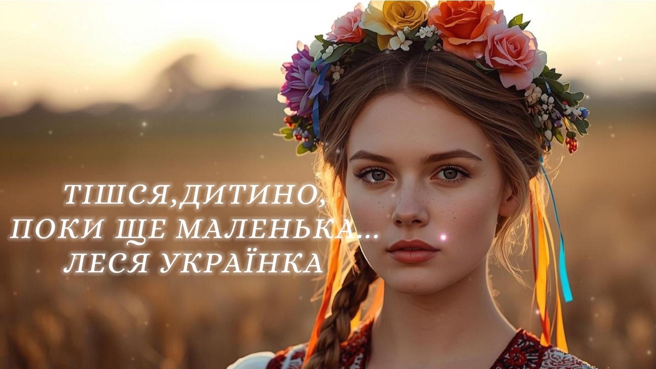 ТІШСЯ, ДИТИНО 🌙 | Lesya Ukrainka – Modern Poetic Version | Poetic Vibes#PoeticVibes #UkrainianFolk