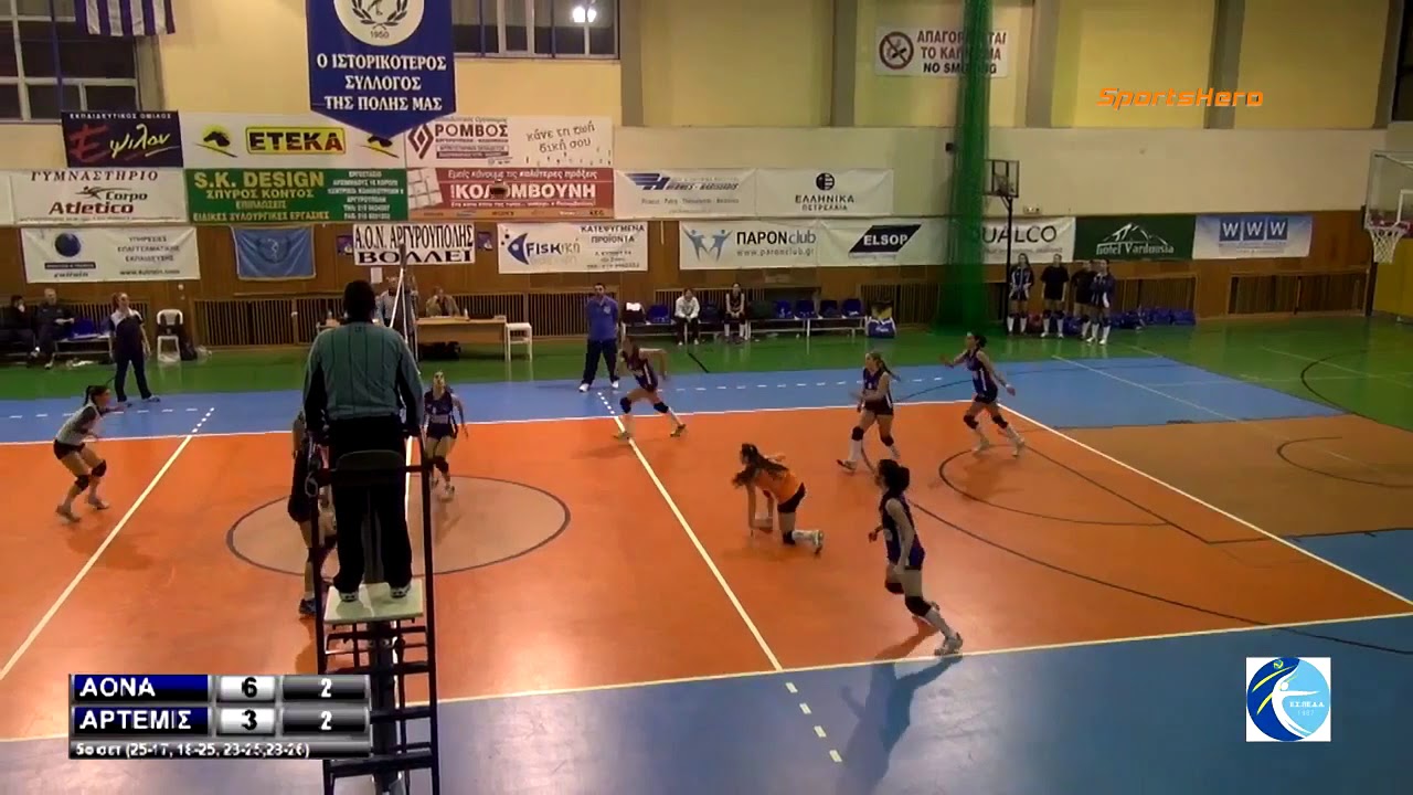 2013-14 Βόλεϊ B' Γυναικών ΑΟΝΑ-Άρτεμις 15/01/2014