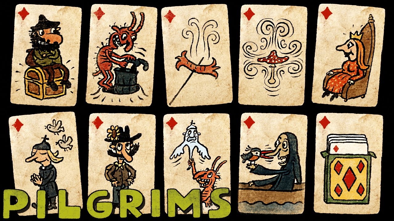 Пилигримы Все 45 Достижений Полное Прохождение Игры Паломники - Pilgrims - all 45 cards (Без Ком.))