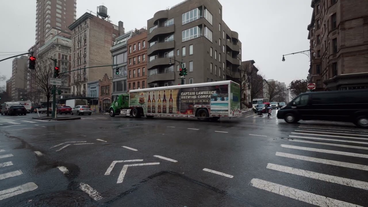 DJI Action 6 Rainy Day In New York Cinematic