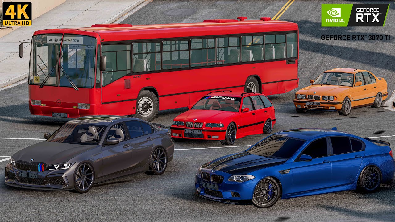 Qırğın Bölüm BMW və Aftobus Lotu Şəmi Nağaracaq | Maşın Oyunları | BeamNG.Driver #malikbedelov