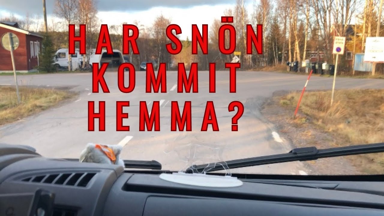 Hinner vi hem före snön