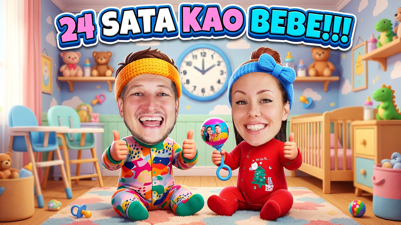 ZAGA I FILIP 24 SATA KAO BEBE