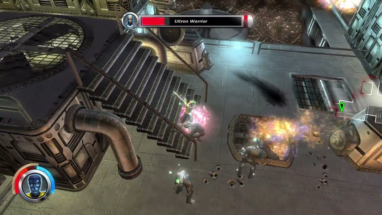 Marvel Ultimate Alliance: Nightcrawler gameplay