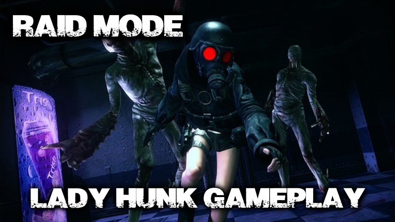 Resident Evil Revelations - Raid Mode - Lady HUNK Gameplay