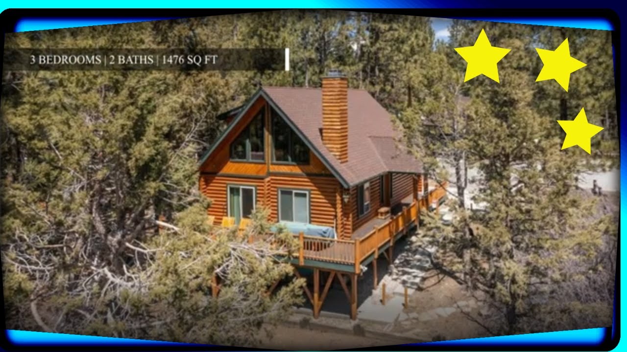 Stunning Big Bear Lake LOG Home | 42387 Balboa Lane Real Estate Tour!