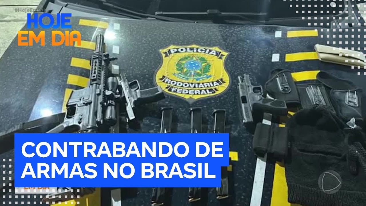 O caminho das armas: veja como fuzis, pistolas, munições e carregadores entram no Brasil