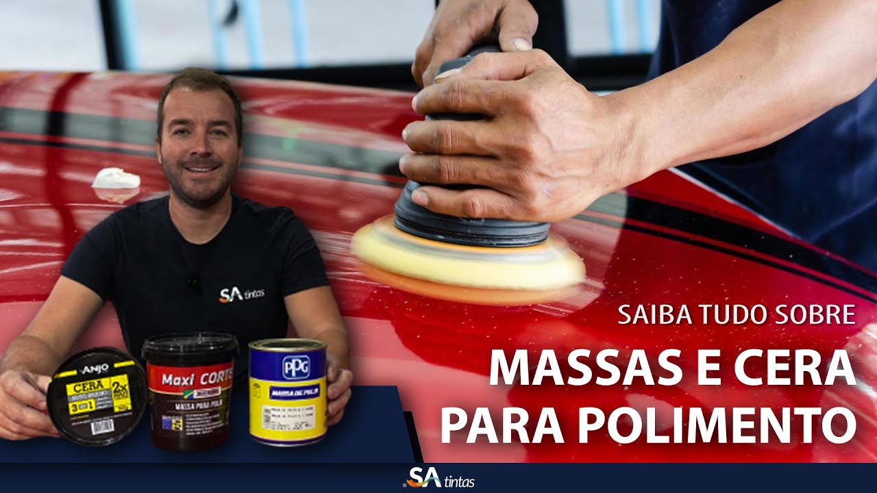 Saiba qual é a Diferença entre Massa de Polir Nº1, Nº2 e Cera de Carnaúba - Qual a melhor SA Tintas
