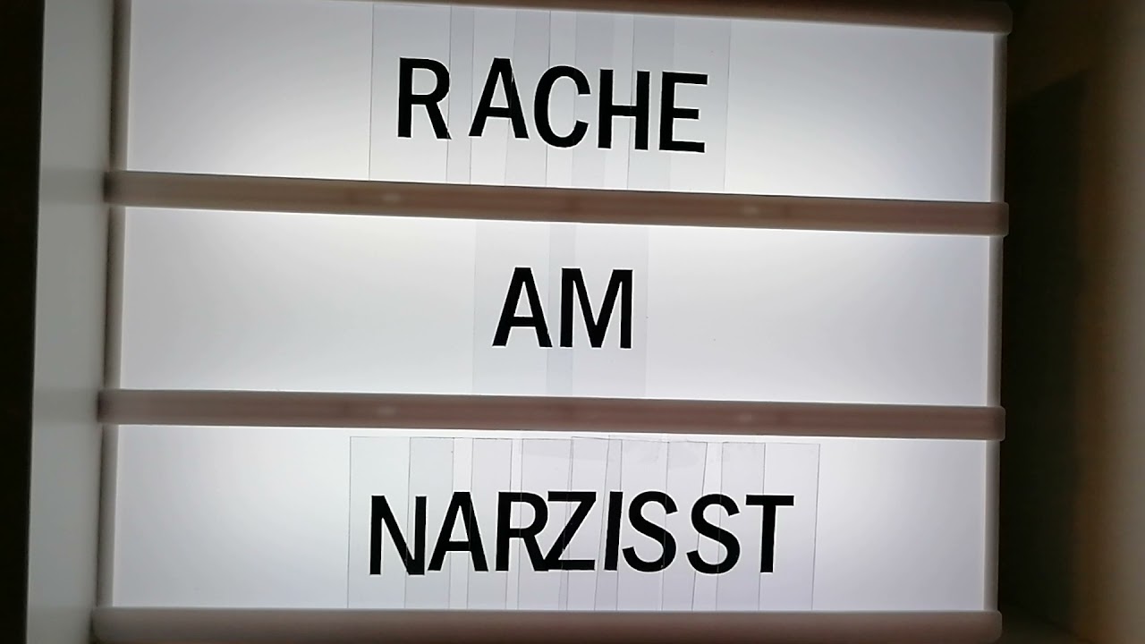 Rache am Narzisst?